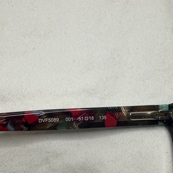 Diane Von Furstenberg Multicolor Patterned Glasses - Picture 6 of 9